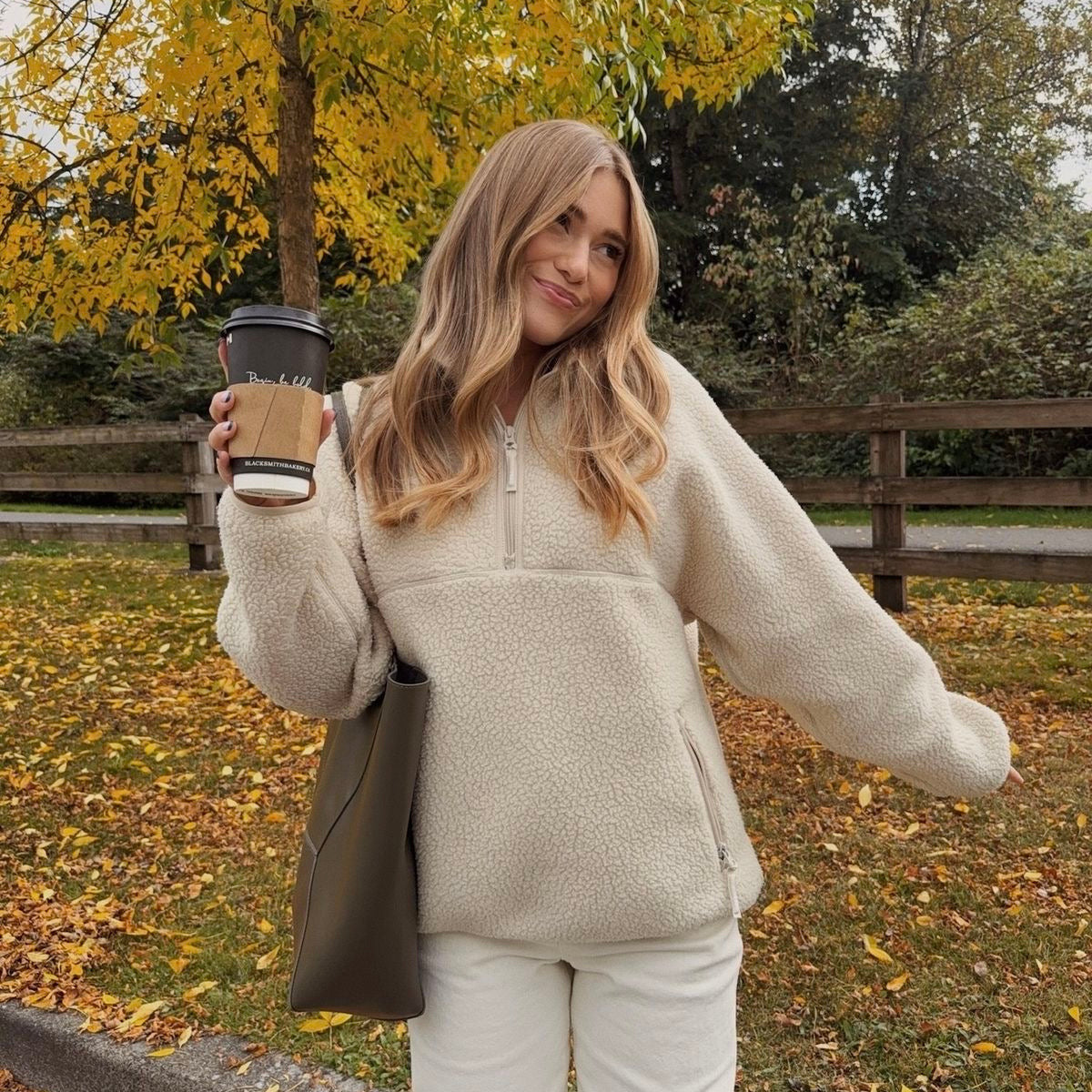 1/2 Zip Fleece Sweater